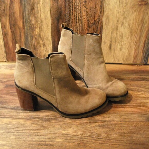 Alicia Leather Hiker Ankle Boot Size 10 Medium Brown Womens - Picture 1 of 5